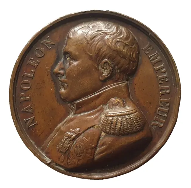 France Medal 1811 Emperor Napoleon - St. Hélena Memorial By Bovy, 41,4mm