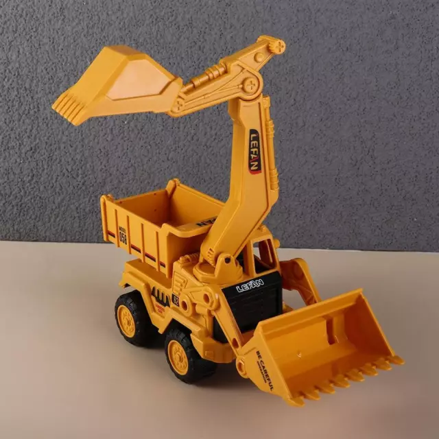Bulldozer giallo grande giocattolo ABS bambini escavatore giocattolo genitore-bambino