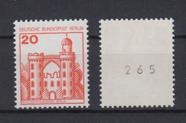 Berlin 533 I RM mit ungerader Nr. Burgen + Schlösser 20 Pf postfrisch