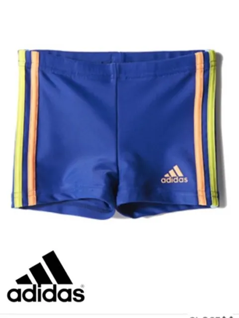 Adidas Performance 3S Neonato Boxer Nuoto Pantaloncini S17917 BNWT Gratuito Del