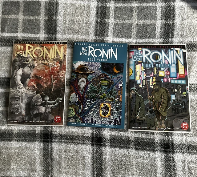TMNT LAST RONIN THE LOST YEARS 2 COVER A B C SET NM+ in hand!