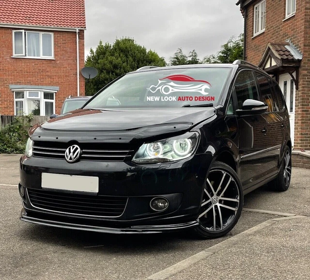 Fits VW CADDY MAXI LOWER FRONT ABS GLOSS BLACK SPLITTER BUMPER LIP 2015+