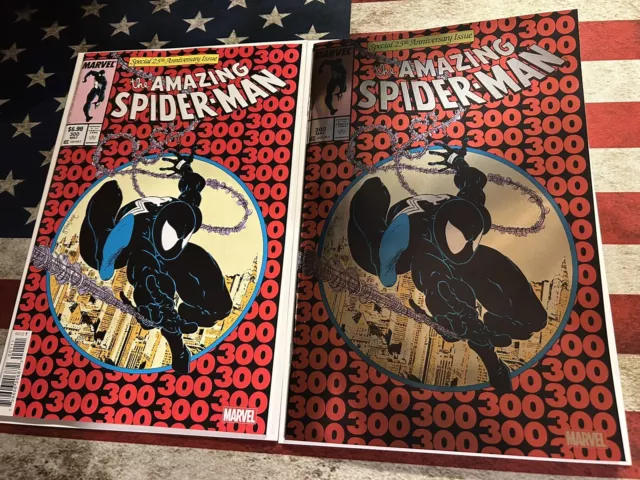 🔥Amazing Spider-Man #300 (Facsimile Edition Regular/Foil Variant Set) 🔥
