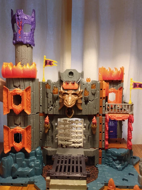 2004 FISHER-PRICE IMAGINEXT Dragomont's Fortress/Castle Set USED NEAR ...