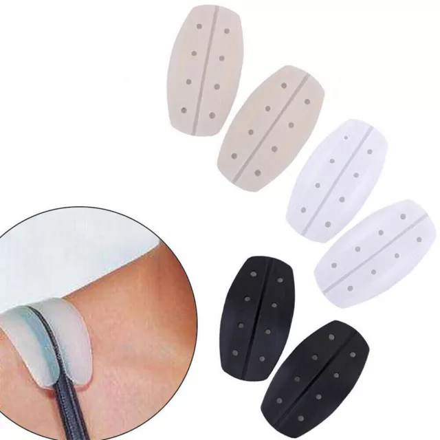 3 Pair Silicone Bra Strap Cushions Soft Holder Non-slip Shoulder Protectors Pads 2