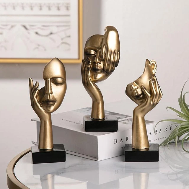 Modern Art Decor Abstract Thinker Sculpture Living Room Decoration Desk Office