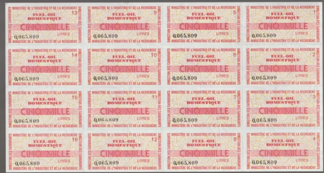 France Cinderellas Fiscal Billets Ration Carburant Auto Ministere 1969-74 NR 24