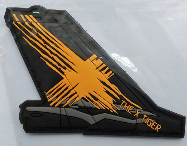 Belgian Air Force 31 Sqn XTM Tail Flash X Tiger F-16 Op Cobra Warrior PVC Patch
