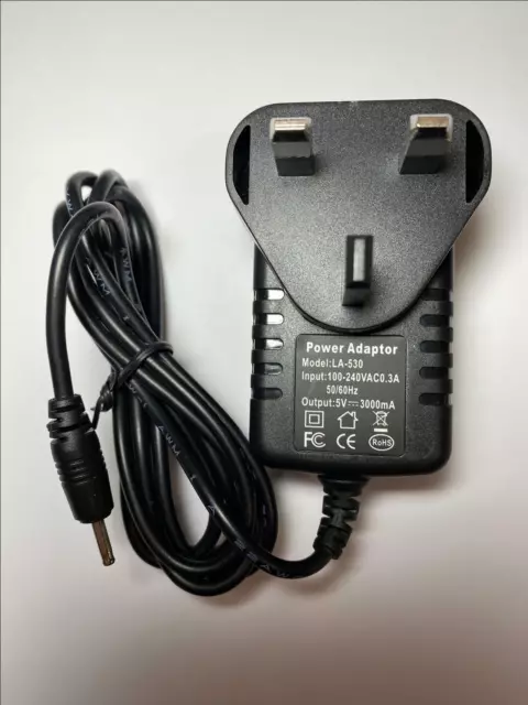 5V 3A 3000mA AC-DC Adaptor Charger 4 Sumvision Cyclone Titan Dual Core Tablet PC