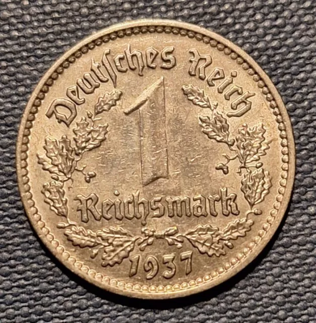Deutsches Reich, 1 Reichsmark 1937 A, Nickel