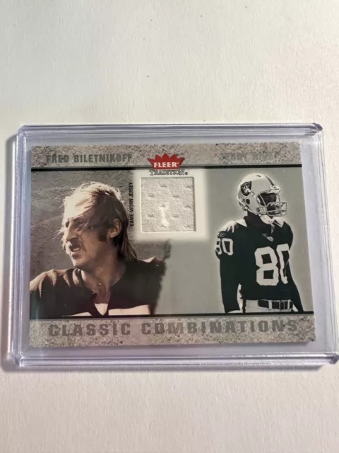 K83,736 - 2003 Fleer Tradition Classic Combination #7 Fred Biletnikoff Jersey