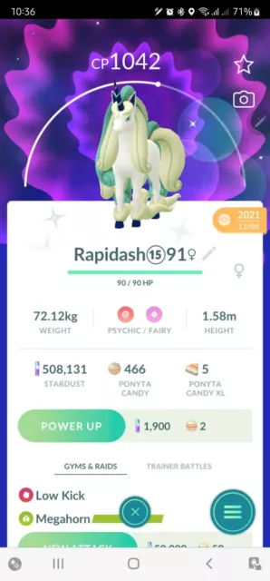 Pokémon GO Shiny Galarian Ponyta Meloetta Hat - GO Fest 2021 - Trade 20.000  stardust (Read Describe) - PoGoFighter