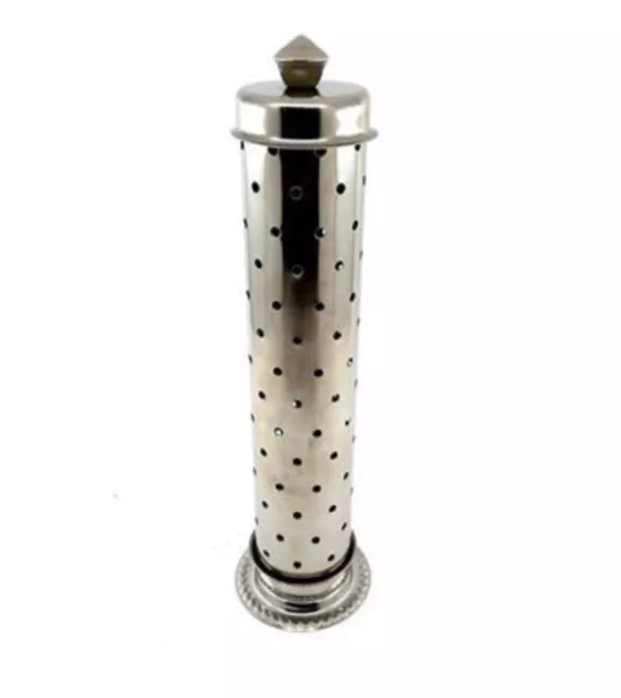 Incense Stick Holder Stainless Steel Silver Agarbatti Stand Puja Items