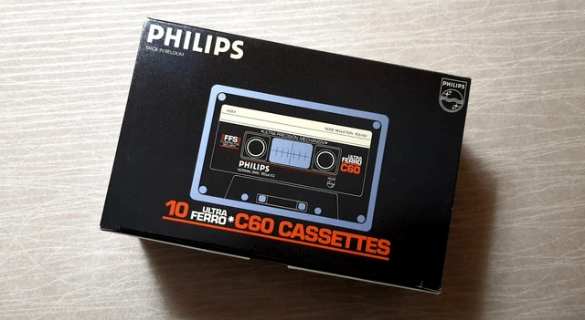 K7 AUDIO TAPE Philips Ultra Ferro C90 Made In Belgium Sous Emballage 1981 EUR 7,90 - FR