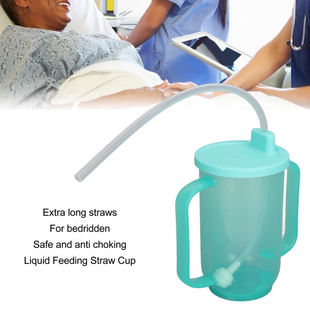 350ml Adult Sippy Cup Leakproof Heat Resistant Safe Convalescent Feeding HEE