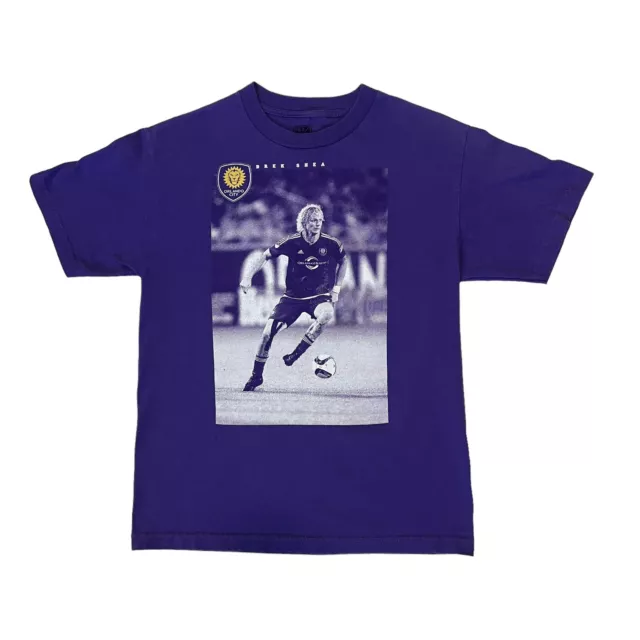 Orlando City SC Brek Shea T-Shirt Size M Purple MLS Major League Soccer