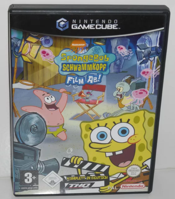 Nintendo Gamecube Game Cube Spongebob Schwammkopf Film From