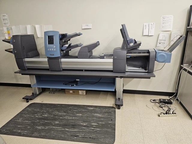 Pitney Bowes DI900 DI950 Folder Inserter 4 Feeders Power Stacker, 