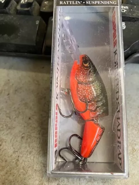 RAPALA Jointed Suspending Shad Rap 5 JSR05 RCW RED CRAWDAD for Bass/Walleye/Pike