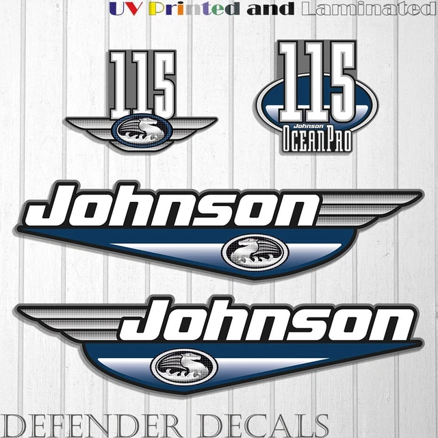 Johnson Ocean Pro 175hp Outboard Engine Replacement Die-cut