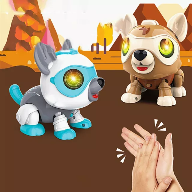 DIY Robot Dog Electronics Pet Dog Smart Puppy Responds to Bark Touching Control5