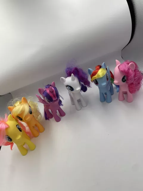 My Little Pony Bundle 6 ponies Brushable Hair VGC