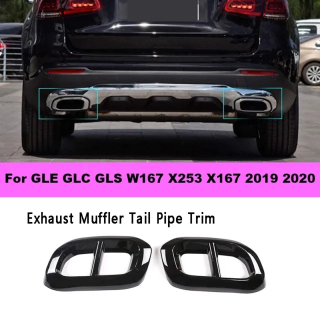 Per GLC GLS W167 X253 X167 2019 2020 Marmitta di scarico punta coda taglio tubo rifinituraA2P4