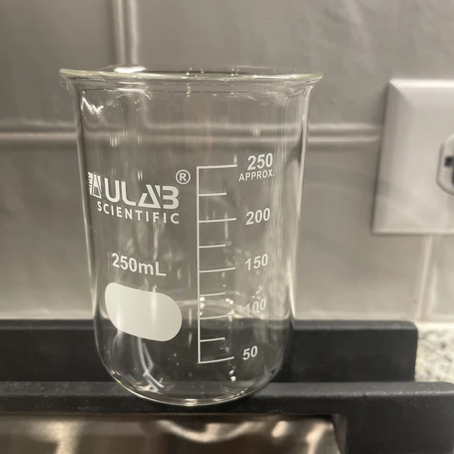 Vintage ULAB Scientific Glass Beaker 250ml