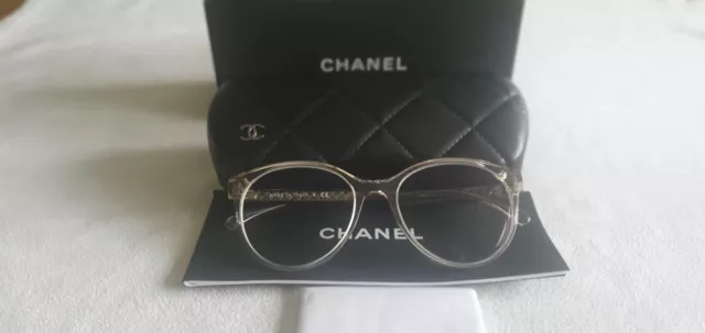 Chanel 3401 1534 Transparent Beige Glasses