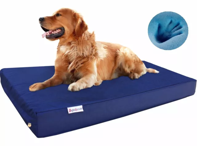 1680 Ballistic Strong Waterproof Gel Cooling Memory Foam Pet Bed Small Large Dog