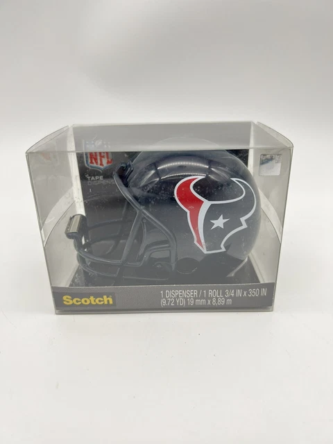 Houston Texans RIDDELL NFL Scotch Tape Dispenser NIB W/Tape Free Shipping