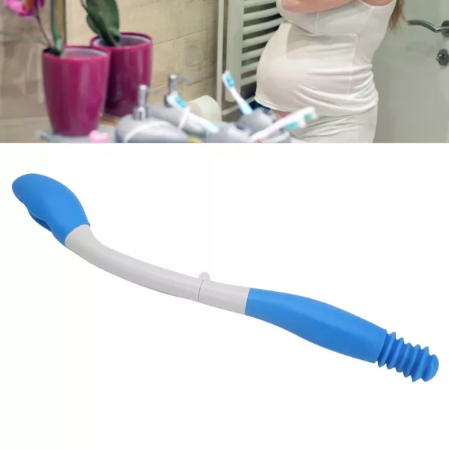 Bottom Toilet Self Wipe Aid Long Handled Wiper Easy Tissue Grip Helper