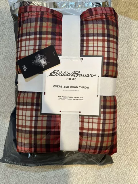 Eddie Bauer Oversized Down Throw Copper