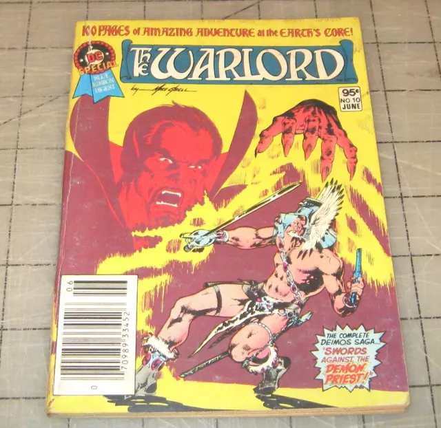 The WARLORD #10 (June 1981) VG Condition DC Special Blue Ribbon DIGEST
