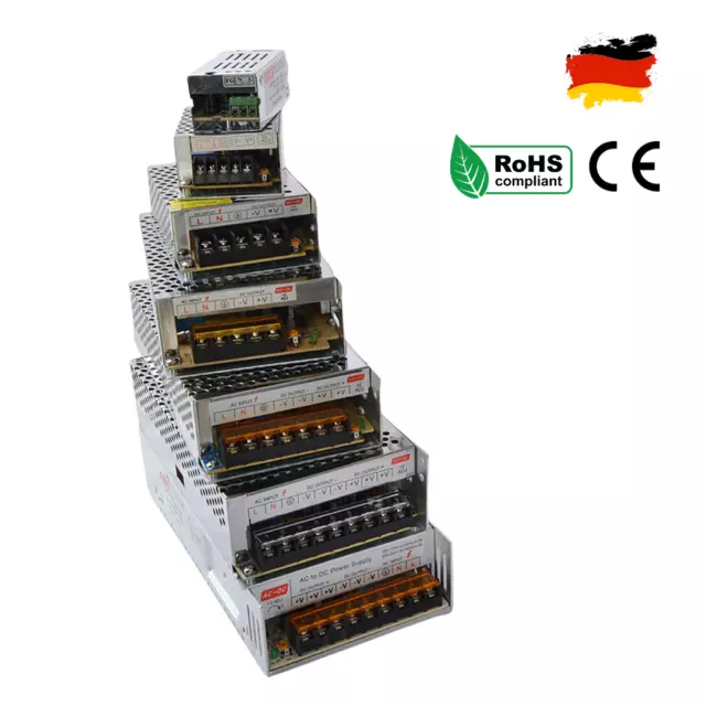 LED Netzteil Trafo DC 5V /12V /24V Schaltnetzteil Adapter Power Supply LED Strip