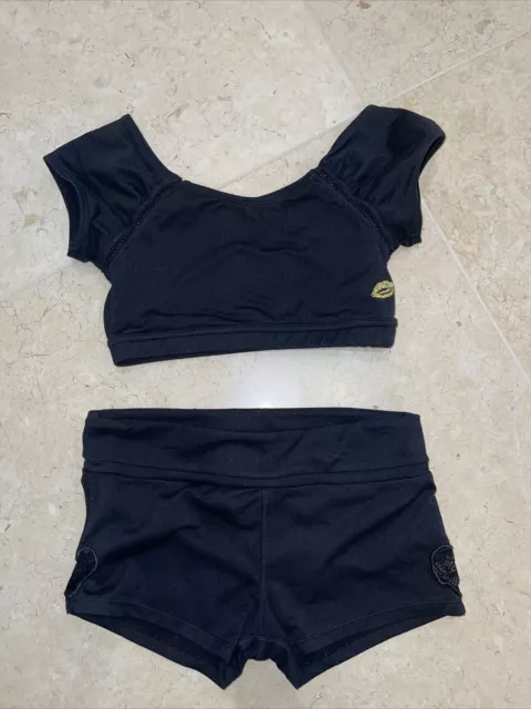 california kisses dance outfit top and bottoms size Junior Small Bottom,  XL Top