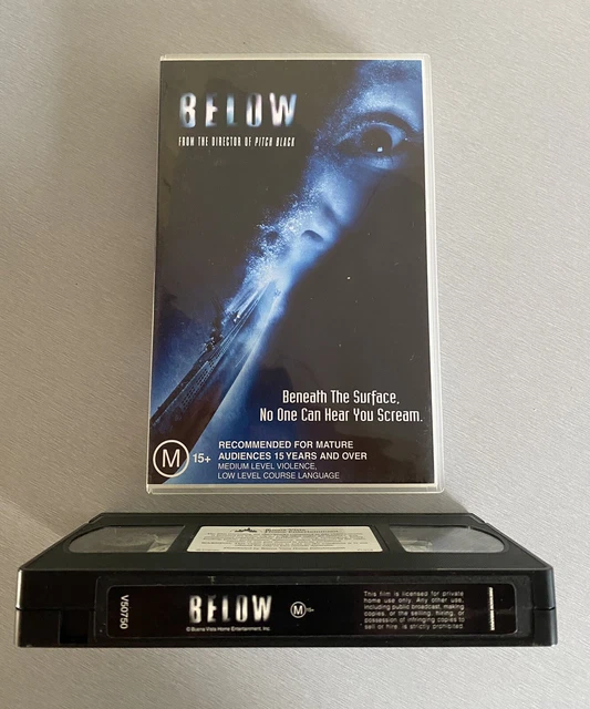 BELOW VHS BIG Box Ex Rental Video Tape Horror Thriller $10.00 - PicClick AU