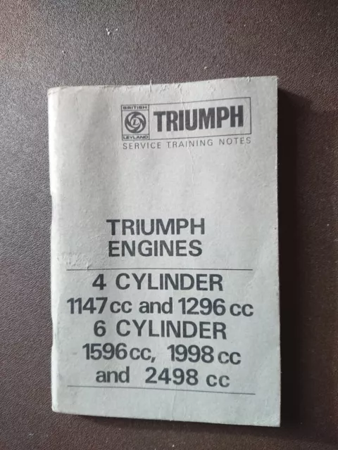 Original Triumph Service Training Notes