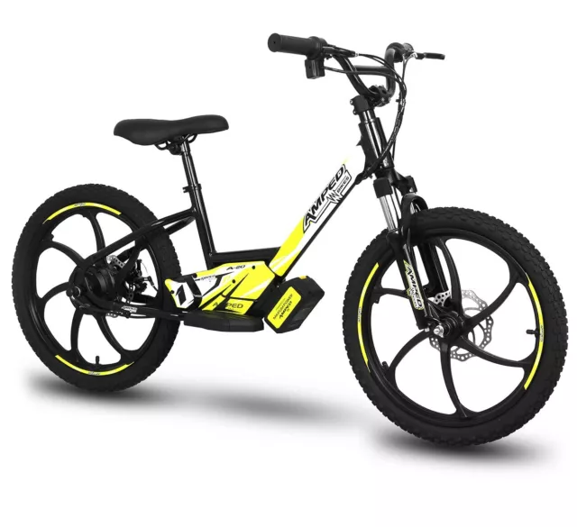 Amped A20 Black 300w Electric Kids Balance Bike