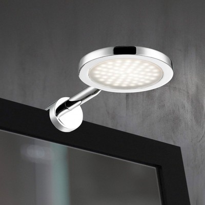 Clayton Wofi Plafoniera LED Clayton 1-flg Cromo Bagno Luce Tubolare 4,5 Watt 320 Lumen 