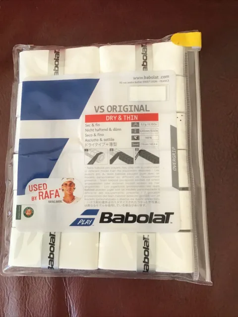 Babolat VS Original Overgrip 12 Pack - White