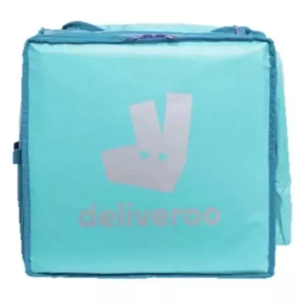 Deliveroo Thermotasche GROSSGRÖSSE Lebensmittellieferung Fahrradtasche Motorradrucksack NEU