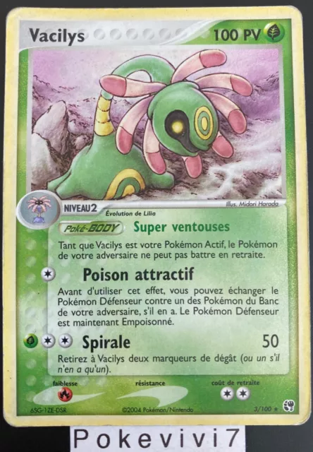 Carte Pokemon VACILYS 3/100 Holo Bloc EX Tempête de Sable FR