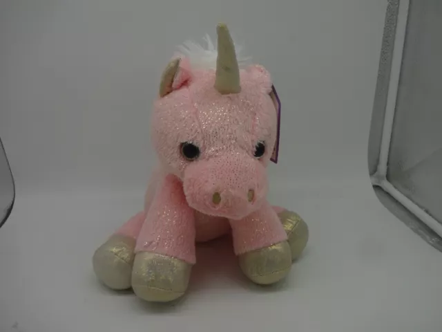 KellyToy Fantasy Pets Unicorn Plush 11" Pink Stuff Animal Toy Age 3+ NWT (CQ)