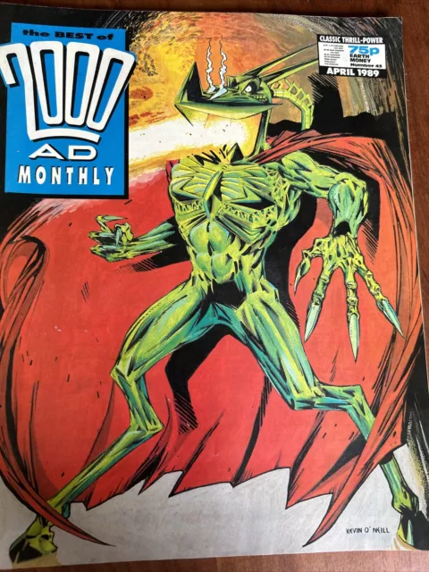 The BEST Of 2000 AD MONTHLY Comic - Issue #43 1989