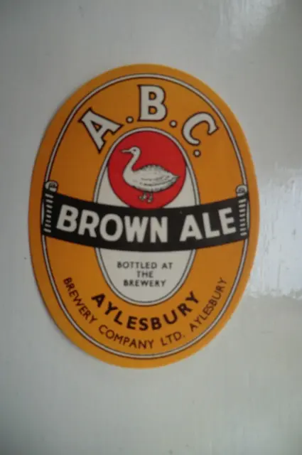 Smaller Mint Aylesbury Brewery Brown Ale Brewery Beer Bottle Label