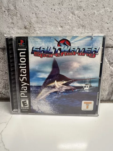 SALTWATER SPORTFISHING (SONY PlayStation 1, 2001) - PS1 - Complete in Box  Tested $7.99 - PicClick