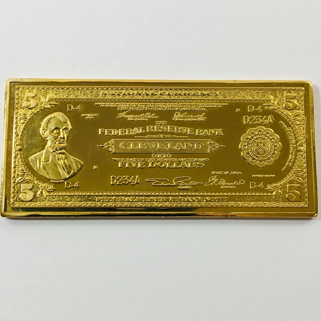 ONE TROY OUNCE .999 Fine Copper Bank Note Bar 24.50 PicClick