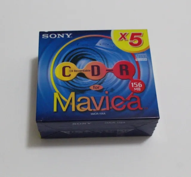 🌟 Sony 156Mb Cd-R Cd Recordable - 5-Pack Mavica Cameras - 5Mcr-156A