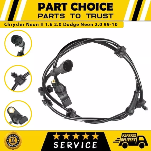 SENSORE DI VELOCITÀ ABS POSTERIORE L & R si adatta a Chrysler Neon II 1.6 2.0 Dodge Neon 2.0 99-10